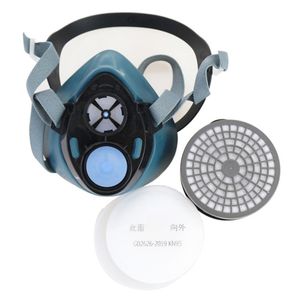 Máscara de gas de media cara antitóxica de alta eficiencia, silicona suave y cómoda esencial para industrias, ventas directas de fábrica - Product Image 3