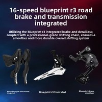 Vélo de route en alliage d'aluminium Lanling, cadre rigide, course sur gravier, adultes, 24 vitesses, ultra-léger, vélo pour étudiants, freins à double disque