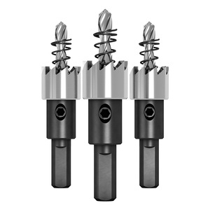 Sierra perforadora Bailey de acero de alta velocidad con punta de carburo y eje integrado para perforación de tubos metálicos, tamaño métrico - Product Image 2