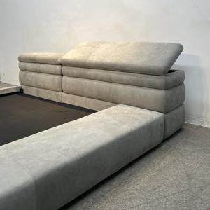 Cama de Roble Semi-Madera, Estilo Moderno Chino, Completa, Minimalista, con Almacenamiento, para Dormitorio, Tipo Capitán, King, Hostal, Familiar - Product Image 3