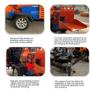 พาวเวอร์ขนาดใหญ่รถแทรกเตอร์ไม้สาขาตัดเครื่องประมวลผลฟืนสำหรับบ้าน - Product Image 5