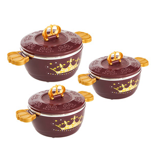<span class=keywords><strong>Plat</strong></span> de service isotherme avec couvercle, 3 pièces, élégant, <span class=keywords><strong>pour</strong></span> garder les aliments au <span class=keywords><strong>chaud</strong></span> ou au frais, en acier inoxydable, le meilleur coffret cadeau <span class=keywords><strong>pour</strong></span> les mamans - Product Image 6