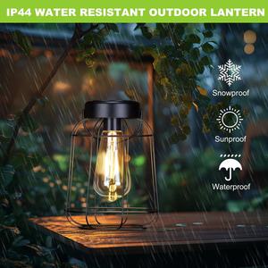 Lámparas Solares para Exteriores con Bombillas LED, Luces Colgantes para Exteriores, Lámparas Solares Impermeables para Mesa, Patio, Porche, Jardín - Product Image 3