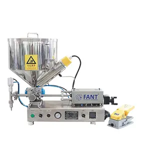 Vacuum gel viscous composite prefilled filler semi automatic filling machine