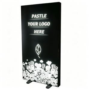 Ultra Thin High Bright Backlit Fabric Frame Custom Gradient Logo Corporate Campaign Indoor Standing Display <b>Light</b> <b>Box</b> - Product Image 1