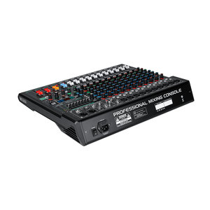 EIF XFX-12 Console de mixage audio USB professionnelle 12 canaux en métal avec effets intégrés Enregistrement Bluetooth DJ pour les fêtes en plein air - Product Image 4