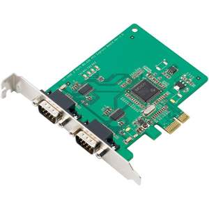 Placa de conexión en serie Moxa Cp-102e Pci Express de 2 puertos Rs-232 para uso industrial - Product Image 1