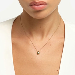 Colliers pendentifs perlés en diamant 14 carats, colliers délicats, personnalisables, best-seller, uniques, en or et argent 925, collier empilable - Product Image 2