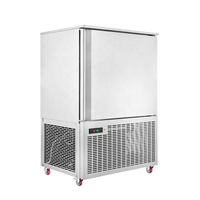 Bakkerij kleine tunnelvriezer compact formaat walk-in stijl roestvrij staal hoge snelheid waterkoeling 40 bakken CE gecertificeerd