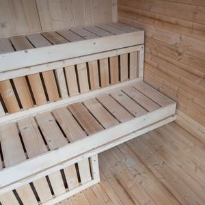 Factory Direct Outdoor Traditional Sauna Room for Sale - Wooden Outdoor Sauna Cabin Perfect for Backyard Spa Use - Product Image 6