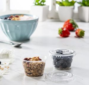 Custom PP Deli <b>Containers</b> 20oz <b>Plastic</b> Jar Deli <b>Container</b> Microwave Hot Soup Round Clear Takeout <b>Plastic</b> Deli Cup With <b>Lid</b> - Product Image 2