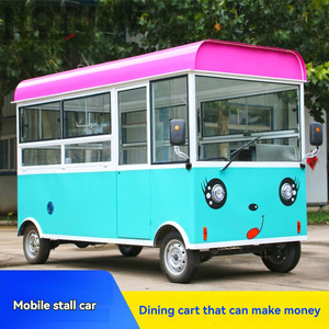 Chiosco di Hot Dog Mobile Coffee Van elettrico Food Truck Fast Food Truck carrello di succo di caramelle
