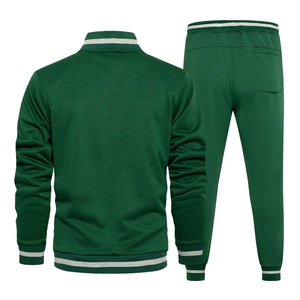 Conjunto de 2 piezas con logotipo personalizado para hombre, chándal de talla grande, ropa de gimnasio para Otoño e Invierno - Product Image 3