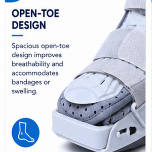 <span class=keywords><strong>Bota</strong></span> Ortopédica Ajustable para Tobillo y Pie, Estabilizador de Aquiles para Recuperación de Lesiones, <span class=keywords><strong>Bota</strong></span> Ortopédica Ajustable para Fracturas - Product Image 6