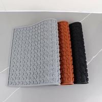 Nouveau support antidérapant en silicone pour ustensiles de cuisine, résistant à la chaleur, pliable, dessous de plat, tapis de séchage pour vaisselle et ustensiles, tapis de bar, tapis de table