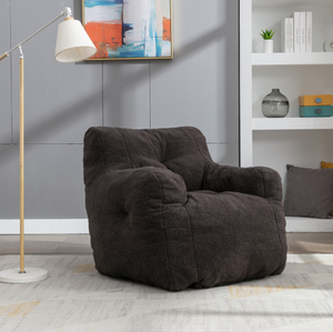 Canapé pouf moderne en mousse à mémoire de forme déchiquetée et capitonnée pour la maison, le bureau, l'étude, le jeu et la lecture – Offre Spéciale Black Friday et Noël - Product Image 4