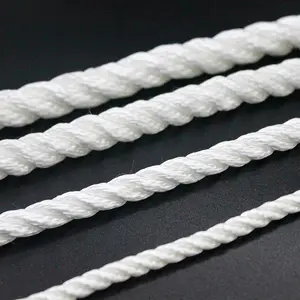 NC Factory Rope Suppliers Nylon 3 Strand Twisted Nylon Rope 6mm 8mm 10mm 12mm mooring rope anchor line