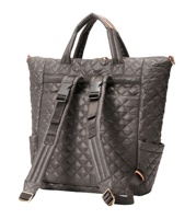 Sac fourre-tout personnalisé en polyester imperméable à fermeture éclair, multi-usages, avec logo imprimé personnalisé, vierge