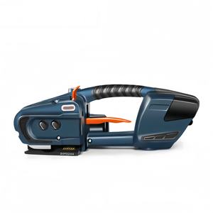 เครื่องรัดสายรัดไฟฟ้าแบบมือถือ JDC13/16 พร้อมแบตเตอรี่ 2 ก้อน ใช้งานได้นาน กึ่งอัตโนมัติ ประหยัดพลังงาน สำหรับอาหารและไม้ - Product Image 1