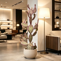 Décoration intérieure, plante de cactus artificielle en pot de 190 cm, plante tropicale du désert pour la maison et le jardin, grands arbres de cactus artificiels