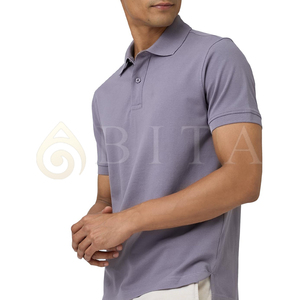 เสื้อโปโลผู้ชายคุณภาพสูง ระบายอากาศได้ดี สวมใส่สบาย เหมาะสำหรับใส่ลำลอง เสื้อโปโลแขนสั้นน้ำหนักเบาสำหรับฤดูร้อน - Product Image 3