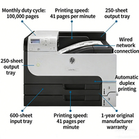 Printer Laser Monokrom Hp LaserJet M712dn/M712xh A3 Auto Duplex Imprimante Tugas Berat Enterprise Berkualitas Tinggi Profesional Cepat