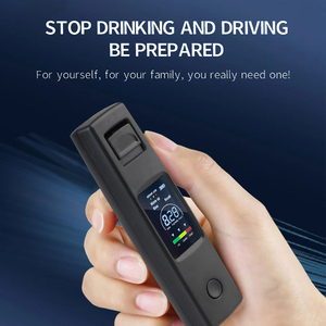 Atem-Alcotester Tragbarer berührungs loser Alkohol <span class=keywords><strong>tester</strong></span> Digitales LCD-Display Typ C Lade alkohol detektor Alkohol <span class=keywords><strong>tester</strong></span> Schwarz - Product Image 4