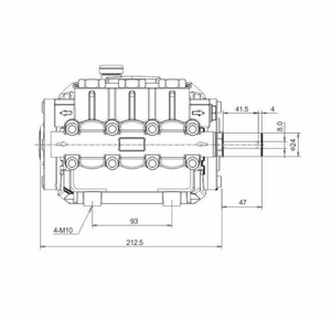Pompe à piston triplex industrielle à haute pression PTN KT en fonte plaquée nickel 12-22L/M 350-600bar pour jet d'eau - Product Image 5