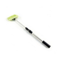 PROWORKZ Flex Clean Reach Car Wash Brush Telescopic Aluminum Pole Adjustable Angle Detachable Head Soft Scratch-Free Car SUV
