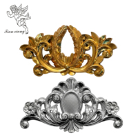 Fleur 6 #   Paire de tournesols dorés style américain pour adulte, décoration florale funéraire, accessoires de cercueil, fournitures funéraires