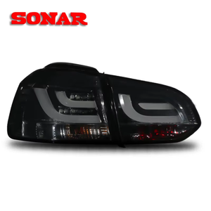 Luces Traseras LED para <span class=keywords><strong>Golf</strong></span> 6 MK6 GTI 2010-2014 y <span class=keywords><strong>Golf</strong></span> R <span class=keywords><strong>2012</strong></span> 2013, Conjunto de Lámparas Traseras con Intermitentes Secuenciales, Lente Roja Ahumada - Product Image 5