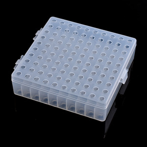 Caja de limpieza para viales de muestra, 100 pozos, para autosampler HPLC, estuche de almacenamiento de limpieza rápida - Product Image 1