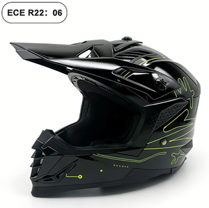 Casque de moto tout-terrain ECE 22.06, motocross, vente en gros d'usine, casque de moto, accessoires pour motocycliste - Product Image 1