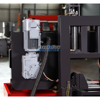 Scie à ruban CNC à double colonne haute efficacité, capacité de coupe 330 mm, scie hydraulique robuste pour le traitement de l'acier