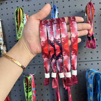 Bracelet en polyester personnalisé pour festival, vente en gros du fabricant, bracelet tissé vierge pour sublimation, fermoir en plastique, bande de 15 mm