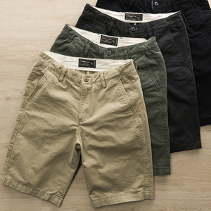 Pantalones Cortos Deportivos <span class=keywords><strong>Cargo</strong></span> para Hombre, de Algodón Jersey, Cintura Elástica, Estilo Vintage, Personalizados al por Mayor FLN - Product Image 3