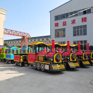 Doğal alanlarda, tatil yerlerinde, parklarda, meydanlarda çocuklar için elektrikli izsiz gezi treni. - Product Image 4