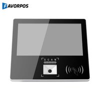 Escáner de Códigos de Barras con NFC para Bibliotecas, Escáner de Códigos QR con Pantalla Táctil, Máquina de Control de Asistencia