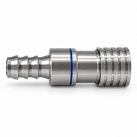 Raccord rapide de refroidissement liquide SUS304 DN12 UQD06, raccord de tuyau 1/2 pouce, prise femelle anti-débordement pour rack de serveur de centre de données