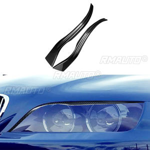 1 Par de Cubiertas Decorativas para Faros Delanteros de Fibra de Carbono para BMW Z3 Roadster 1996 1997 1998 1999 2000 2001 2002 - Product Image 1
