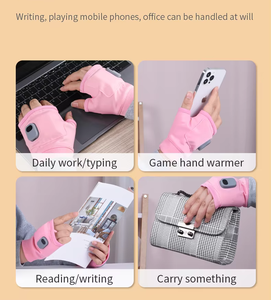 2025 nuevos guantes de autocalentamiento inteligentes de invierno con carga USB para oficina, equipo eléctrico de calefacción cálida para estudiantes - Product Image 6