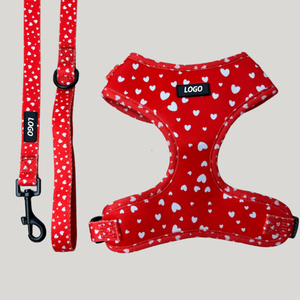 Arnés y Correa Ajustables para Perros con Impresión Personalizada de Diseñador, sin Tirones, con Logotipo Personalizado para Perros, Venta al Por Mayor - Product Image 4