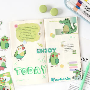 20 autocollants par paquet, série Animal Fantasia, autocollants pour planificateur, matériaux d'autocollants pour enfants - Product Image 3