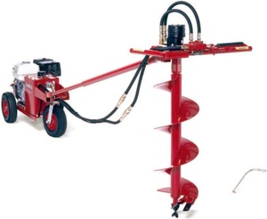 DOORSTEP DELIVERY HYD-PS11H EarthAuger Industrial Grade Dual-Handle for Deep Soil <b>Drilling</b> Applications HYD-PS11H EarthAuger Ind - Product Image 1