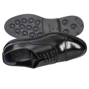 Chaussures habillées Gino Tagli Derby noires pour homme, talon de 3 cm, taille 43 - Product Image 6