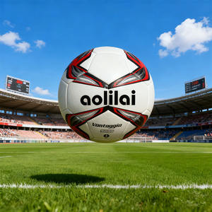 Balones de Fútbol de PU con Estampado Cosido a Máquina Personalizados Más Vendidos en 2025 - Balones de Fútbol de Goma de Tamaño 5 Baratos al por Mayor para Partidos/Entrenamientos Oficiales <span class=keywords><strong>10k</strong></span>+ - Product Image 3