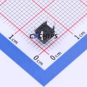 TS-KG09-AT50F Tactile <b>Switch</b> Through hole Component (THT) <b>Switch</b> Single Pole Single Throw Round Button 2.5N Through Hole - Product Image 2