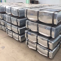 Kostenlose Probe Verzinktes Dachwellblech Q235B ASTM A653 0,15mm-1,0mm 600-1100mm Zinkbeschichtet für Turnhallendächer