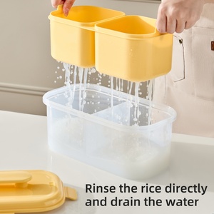 Support OEM New Portable Lunch Box Heating Bento Box Office Warm Double-compartment Low-sugar Lunch Box Student Food <b>Warmer</b> - Product Image 4