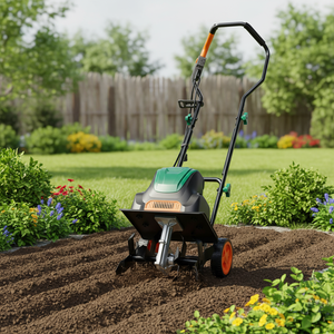 Motoculteur électrique <span class=keywords><strong>1500W</strong></span>, cultivateur de jardin efficace pour la culture des légumes à la maison, sur petite ferme - Product Image 1